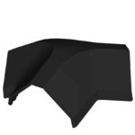 Walmkappe eckig 3-seitig 45°