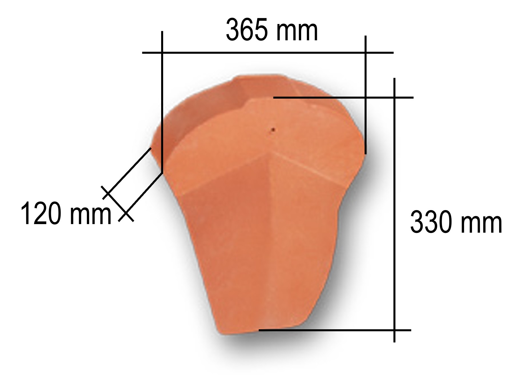 FTPCC - Firstendziegel rund