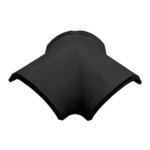 Walmkappe 3-seitig rund (2 Abgänge, 1 Eingang)